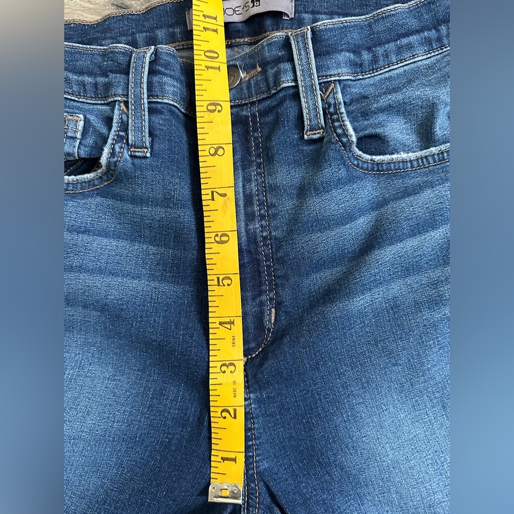 Joe's Jeans High Rise Flare Dark Blue Denim 28 x 29 - Picture 6 of 11